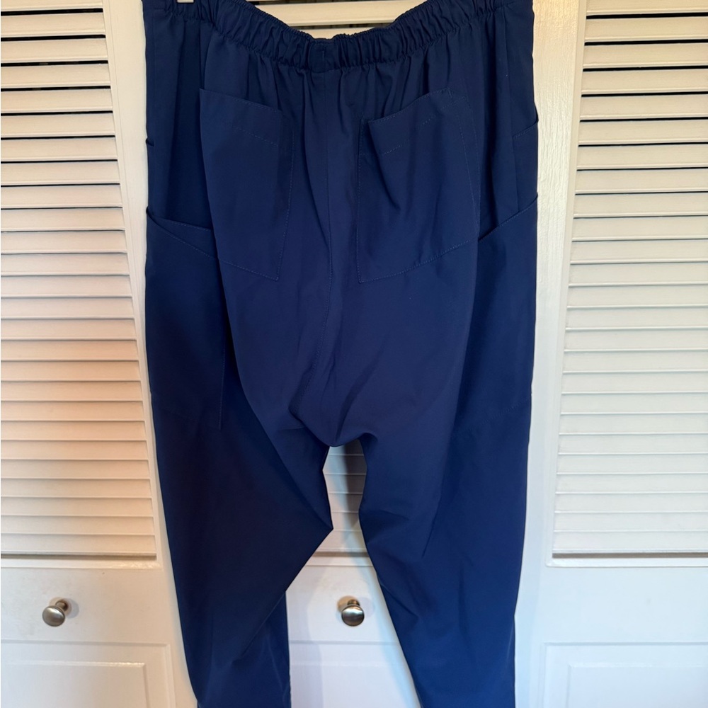 Spread Good Cheer Blue scrub Pants - Picture 3 of 4